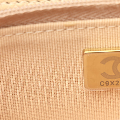Chanel Caviar Quilted Wallet on Chain WOC Beige 8 of 12