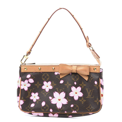 Louis Vuitton Monogram Cherry Blossom Pochette Accessories Brown 1 of 10