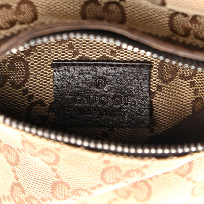 Gucci GG Monogram Double Pocket Belt Bag Dark Brown 7 of 13