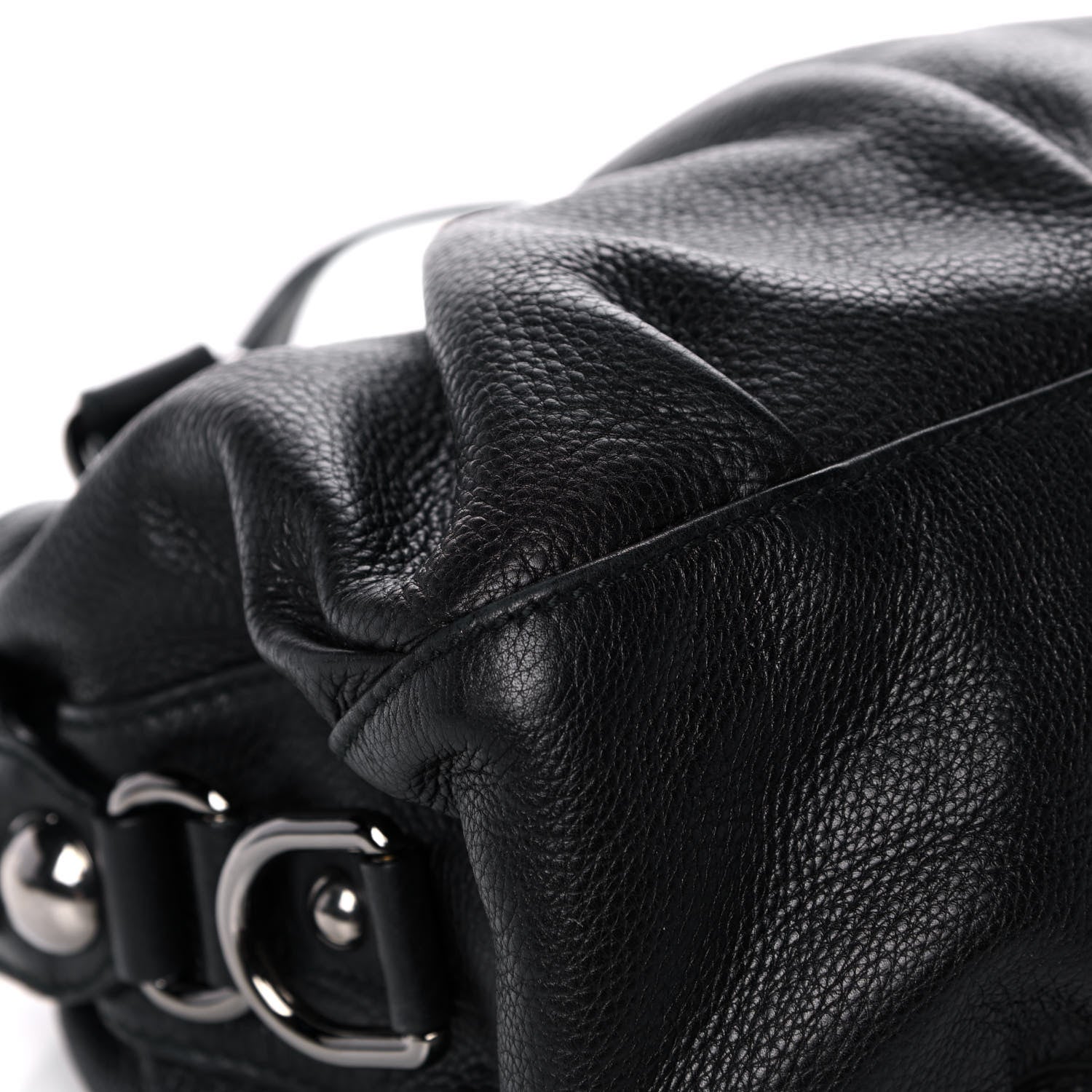 Gucci Calfskin Medium Icon Bit Boston Black 12 of 14