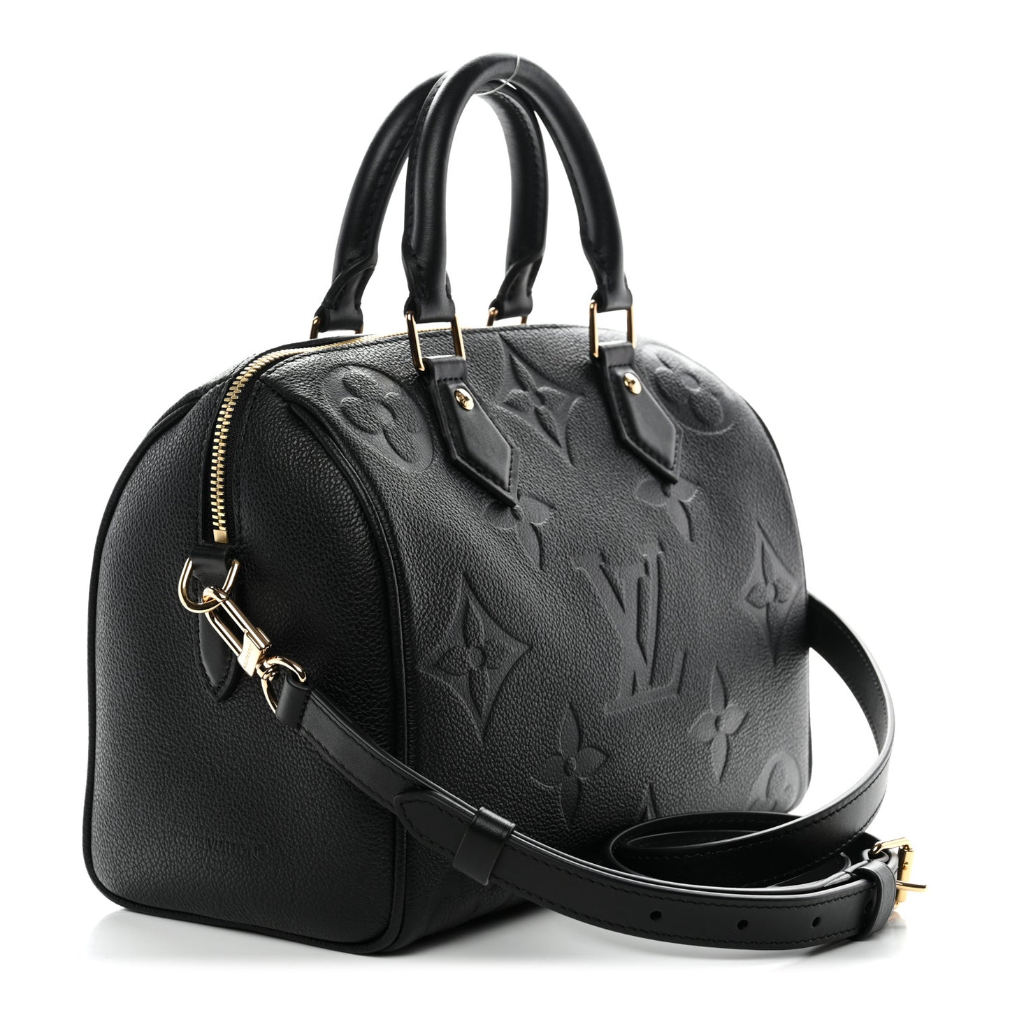 Empreinte Monogram Giant Speedy Bandouliere 25 Black