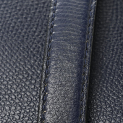 Christian Dior Grained Calfskin Saddle Bag Navy 11 of 11