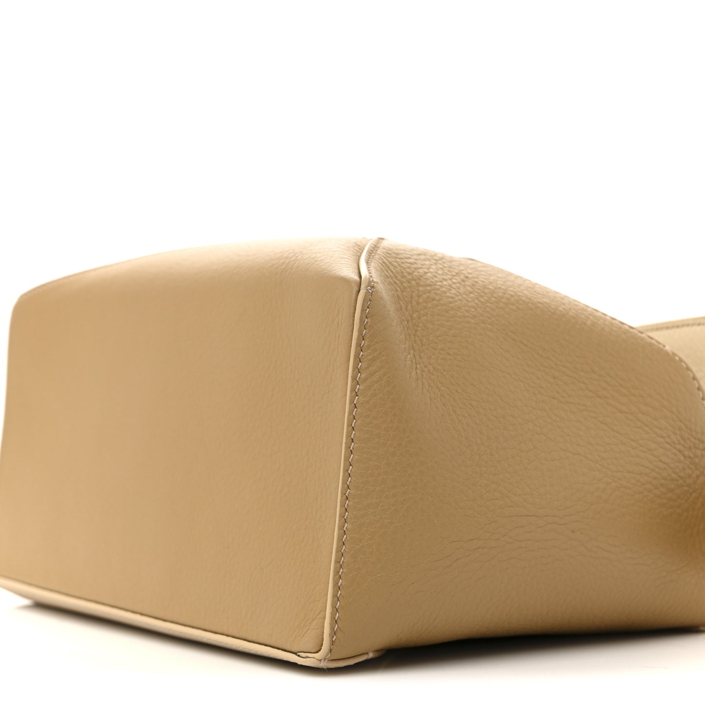Calfskin Small Puzzle Edge Bag Angora Beige