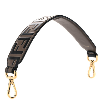 Fendi Calfskin FF 1974 Embossed Mini Strap You Maya Black 3 of 5