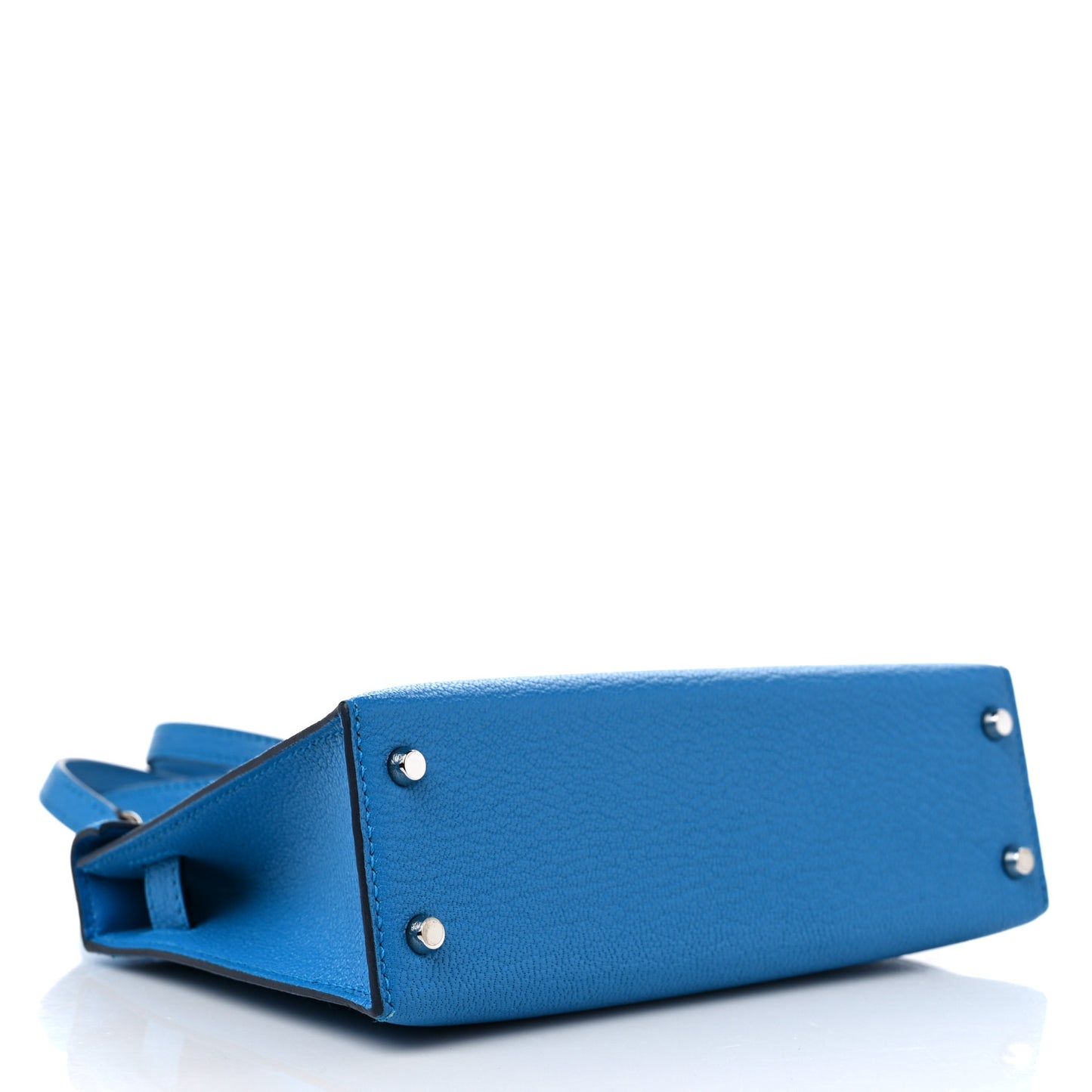 Chevre Mysore Mini Kelly Sellier 20 Bleu Hydra