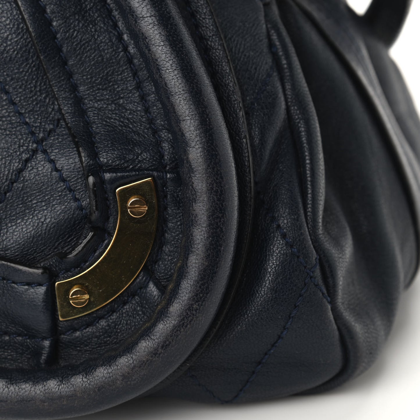 Sheepskin Quilted Medium Paraty Navy