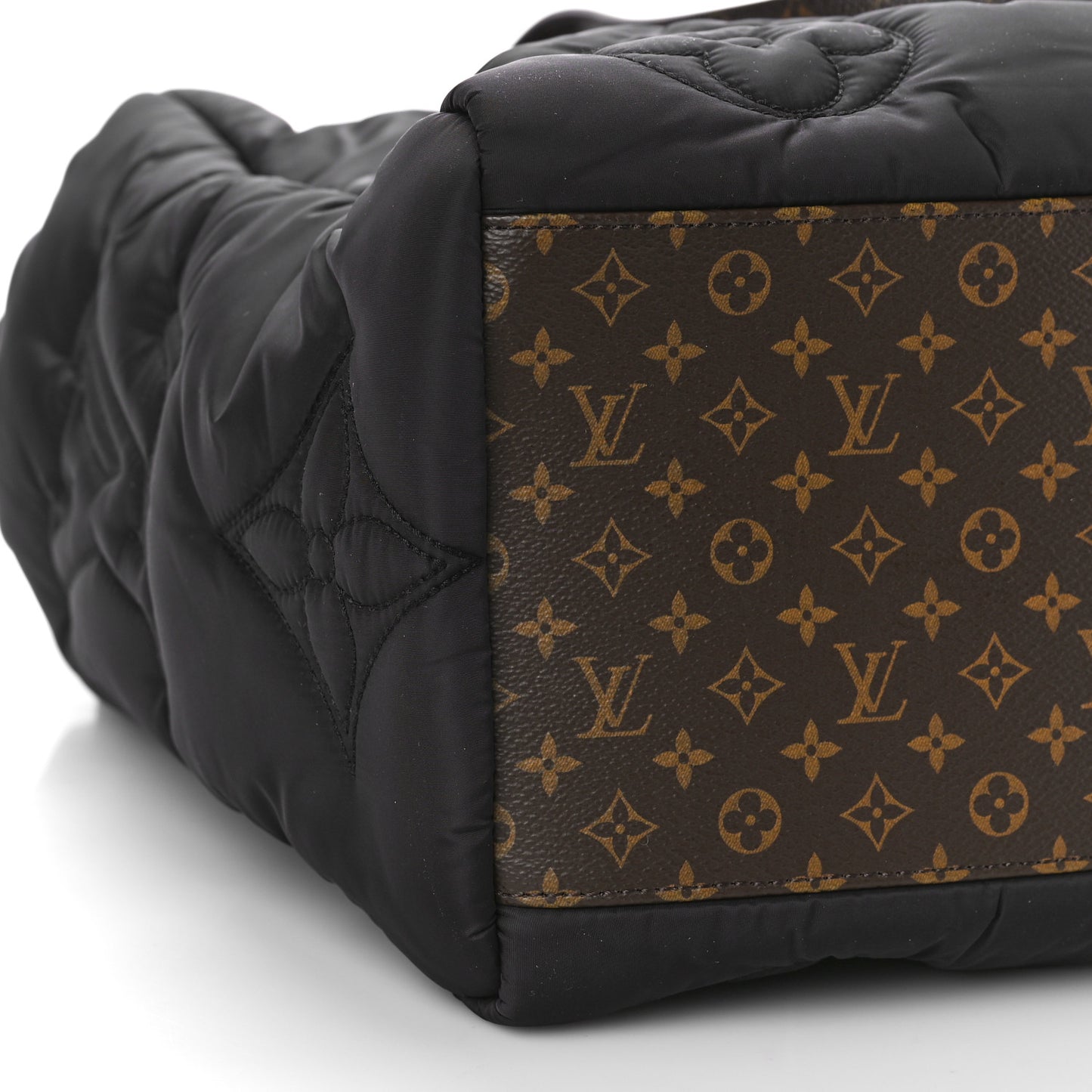 Econyl Monogram Pillow Giant Onthego GM Black