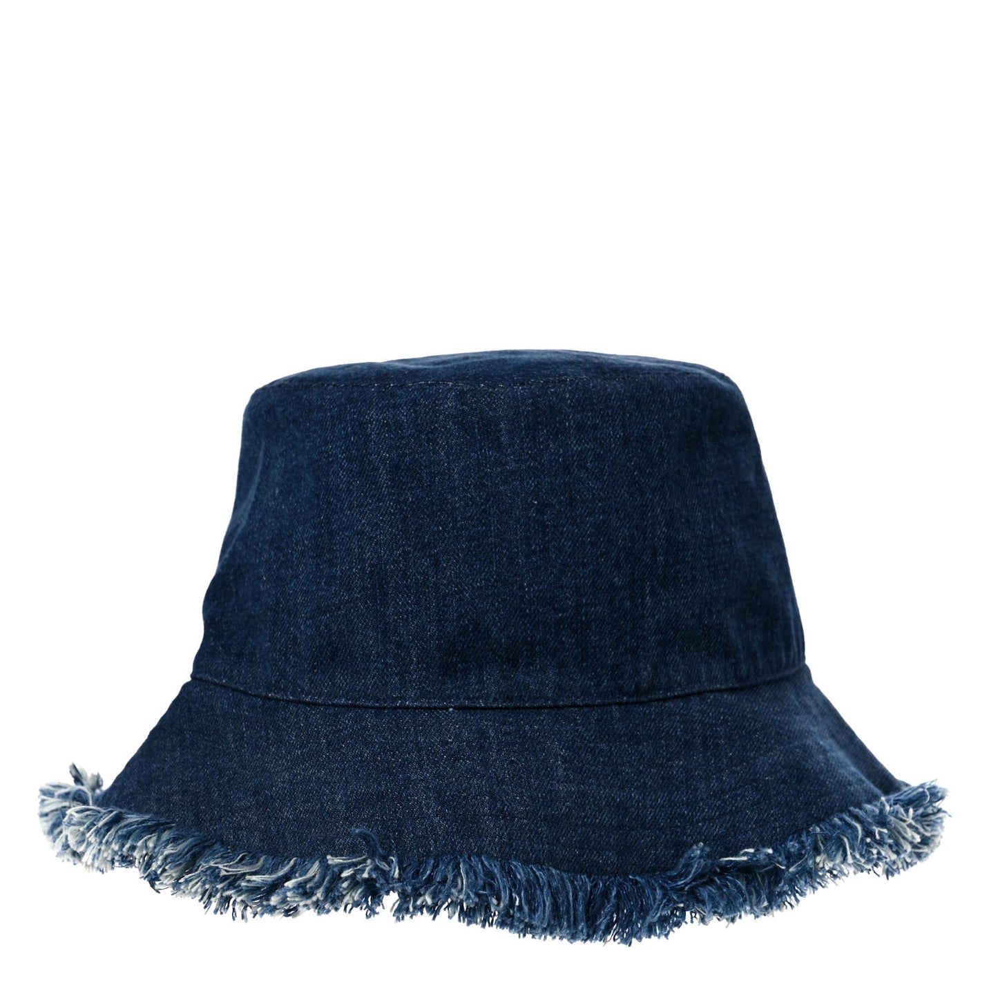 Denim Bucket Fringe Hat 57 Blue