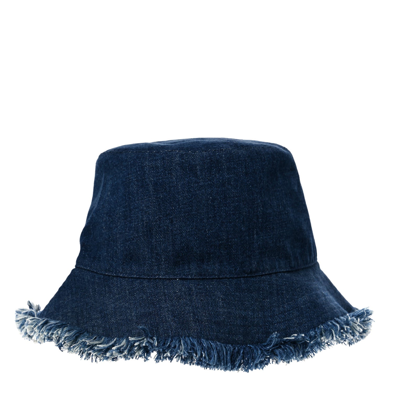 Christian Dior Denim Bucket Fringe Hat 57 Blue 7 of 13