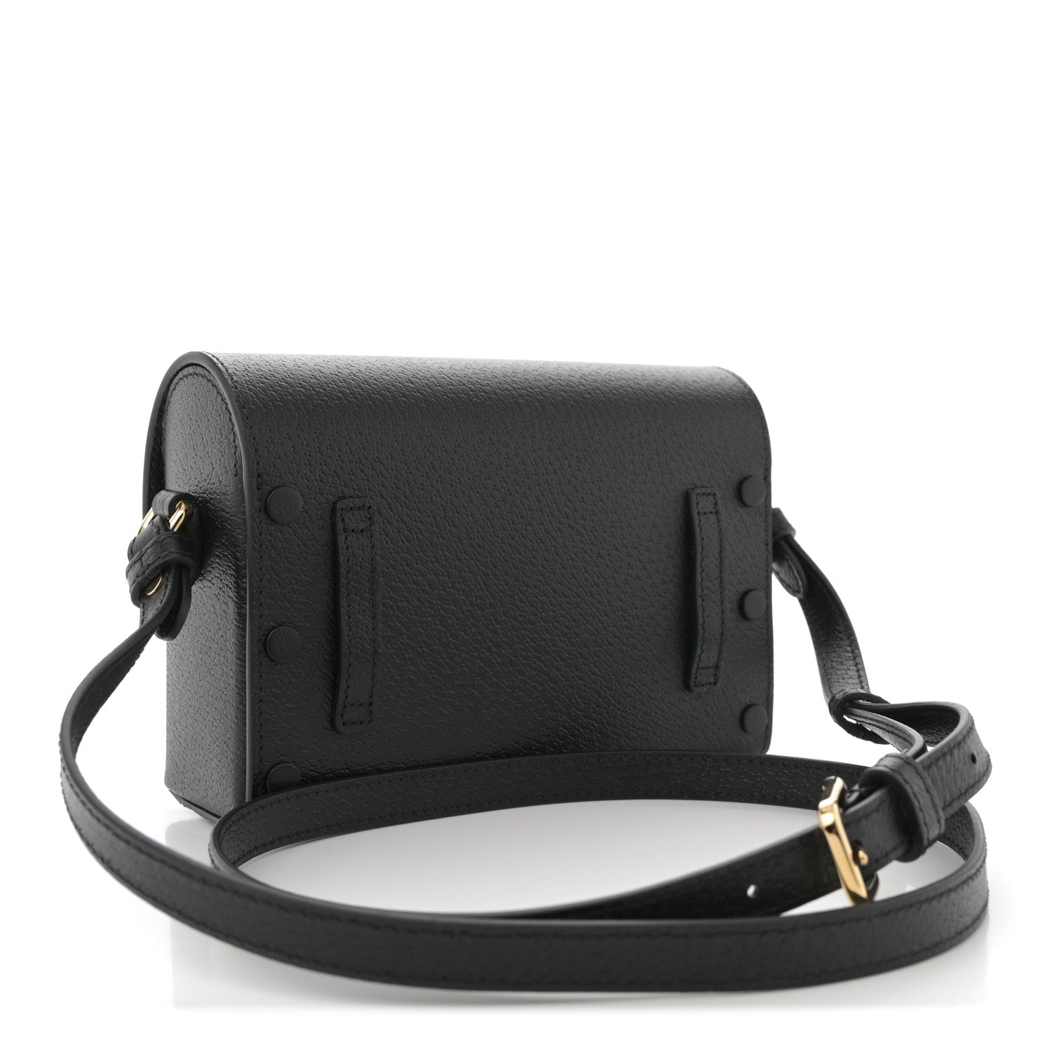 Gucci Calfskin Horsebit 1955 Shoulder Bag Black 2 of 10