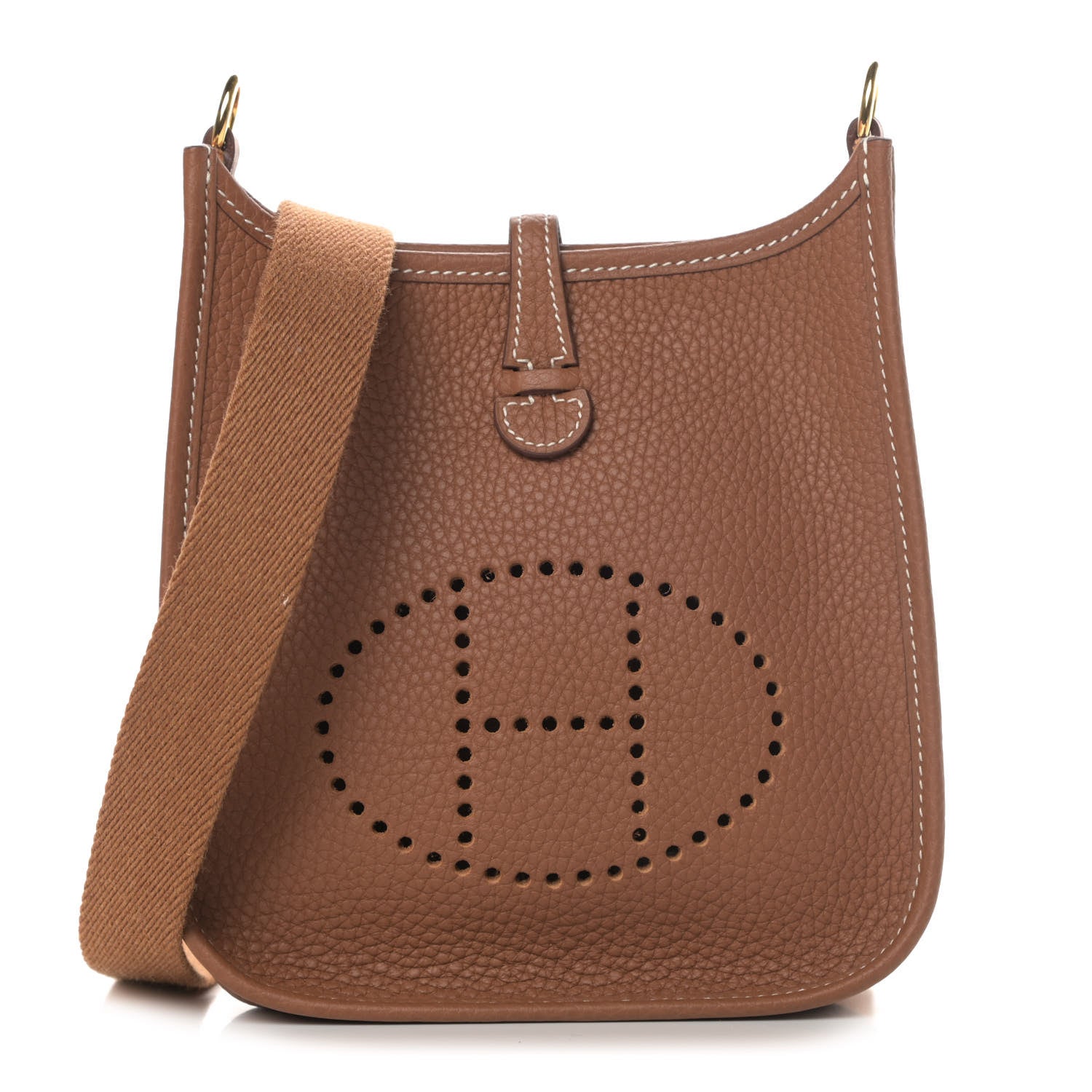 Hermes Taurillon Clemence Evelyne TPM Gold 1 of 11
