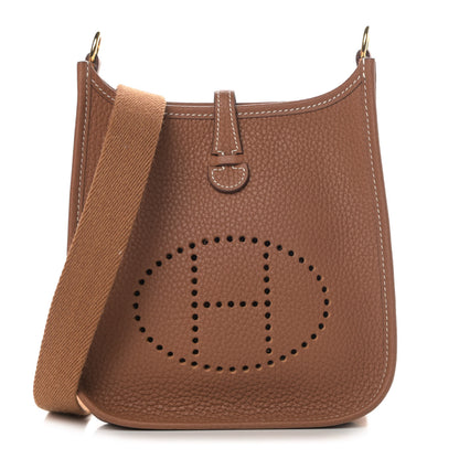 Hermes Taurillon Clemence Evelyne TPM Gold 1 of 11