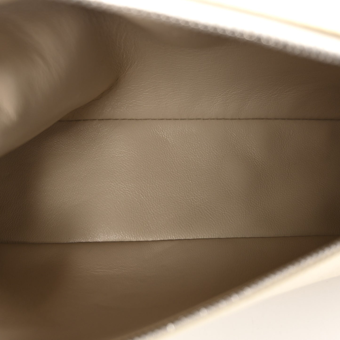 Grained Calfskin L19 Extra Pocket Pouch Whisper White
