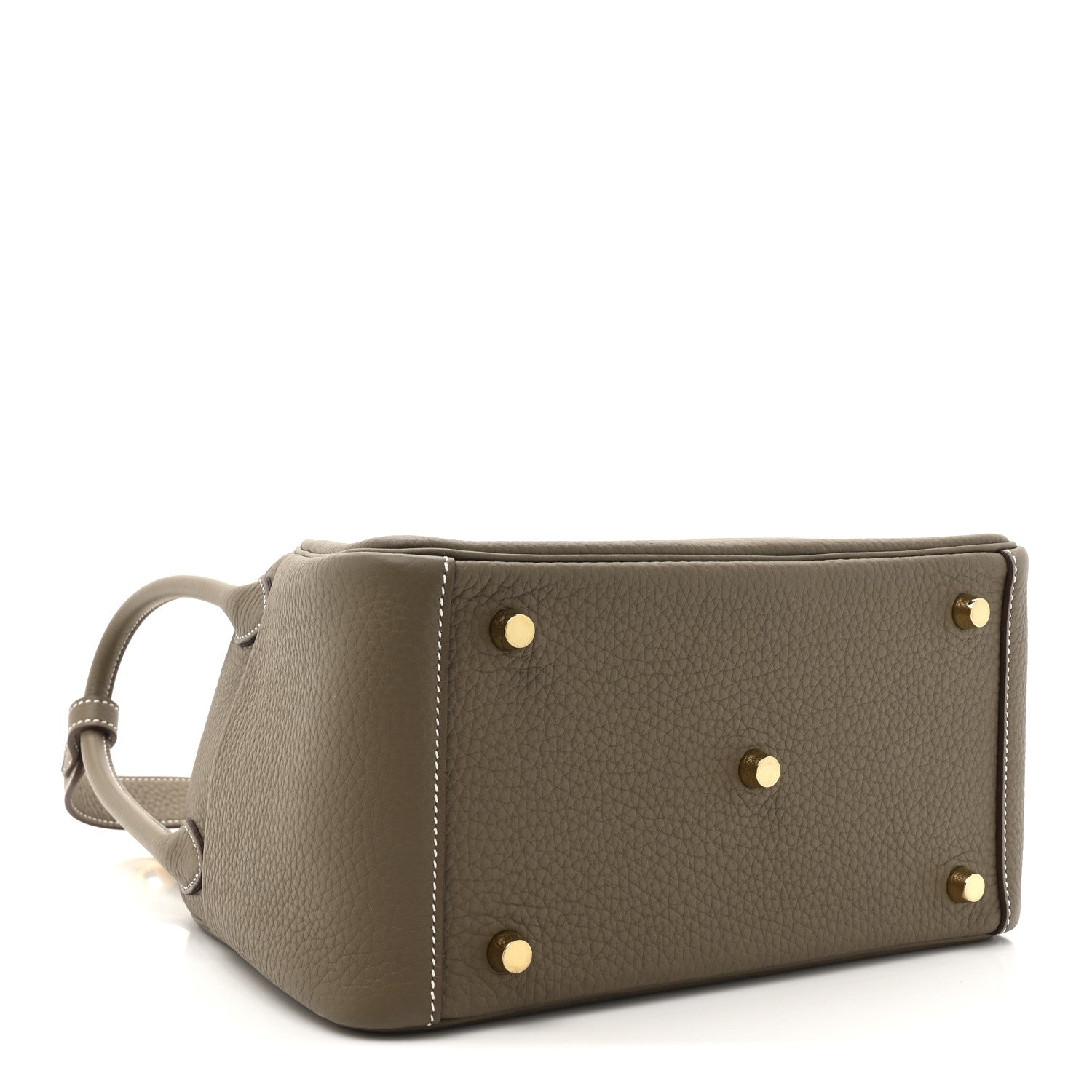 Hermes Taurillon Clemence Lindy 26 Etoupe 4 of 10