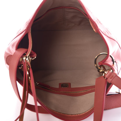 MCM Grained Calfskin Medium Klara Hobo Cocoa 6 of 9