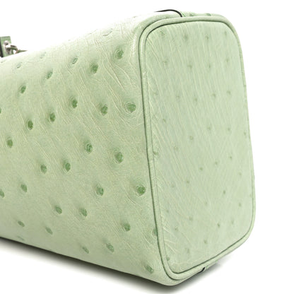 Hermes Ostrich Micro Picotin Lock Vert Criquet 8 of 10
