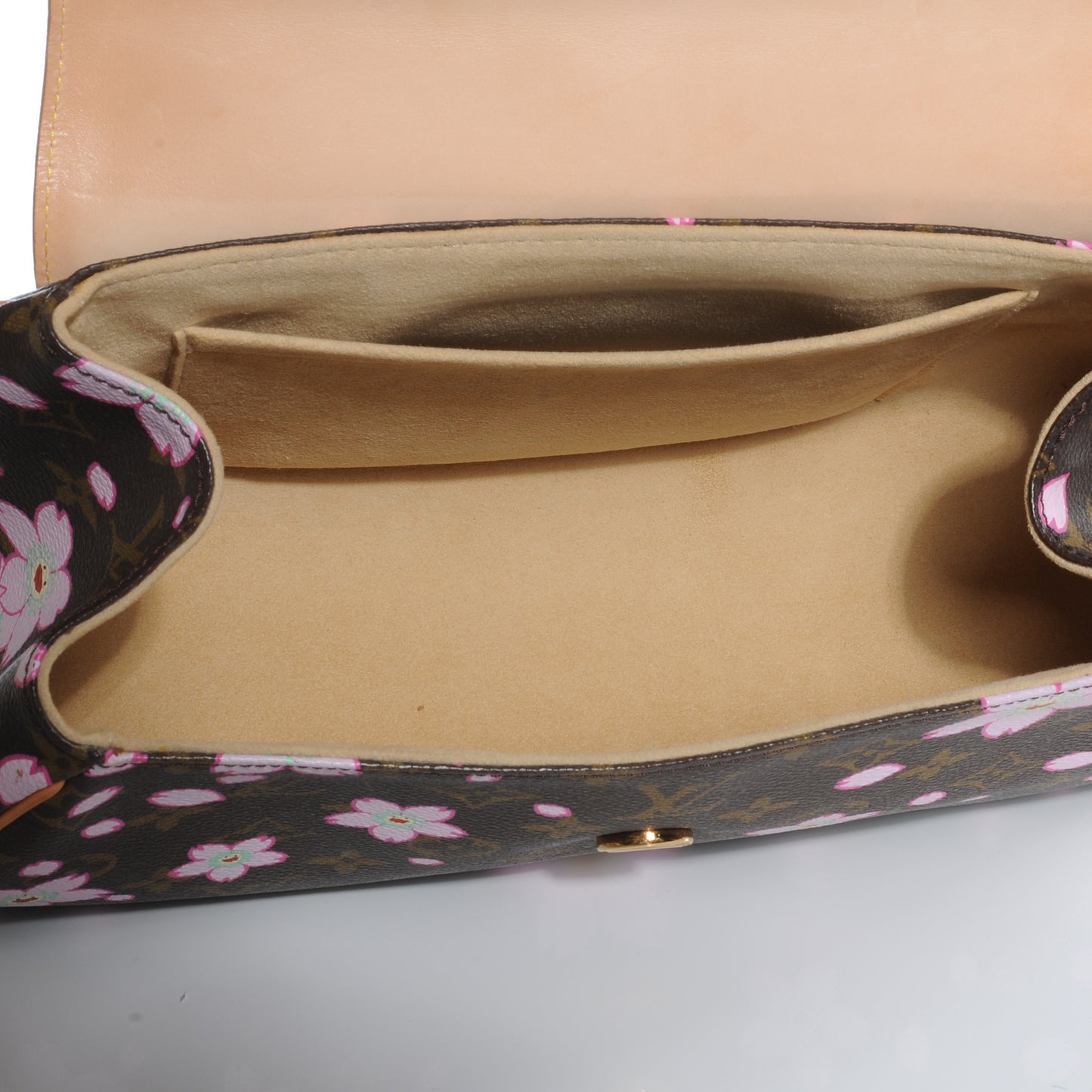 Monogram Cherry Blossom Sac Retro Bag Brown