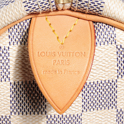 Louis Vuitton Damier Azur Speedy 30 7 of 7