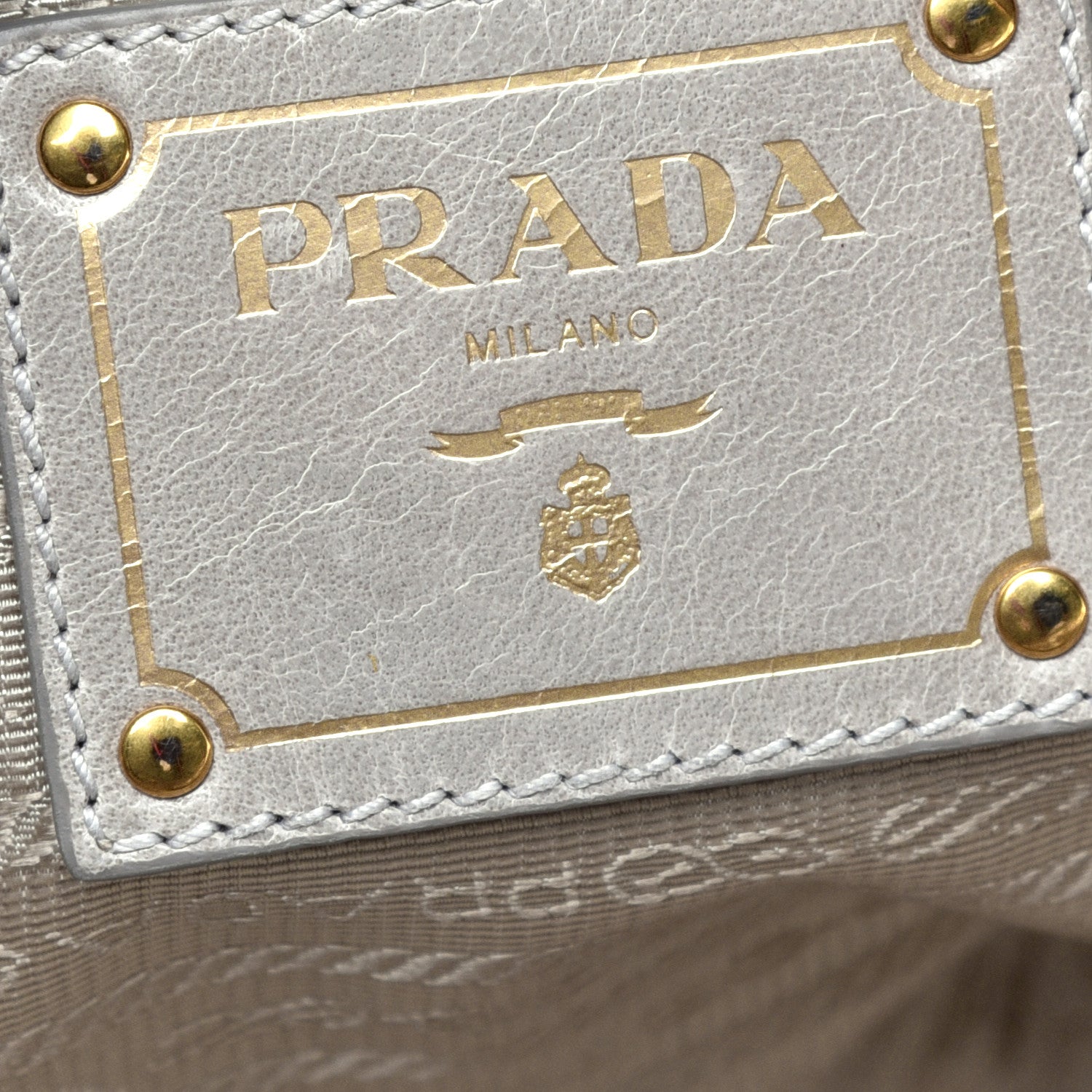 Prada Vitello Shine Bauletto Nube 6 of 10