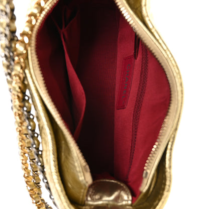 Chanel Metallic Aged Calfskin Quilted Small Gabrielle Hobo Gold 5 of 10