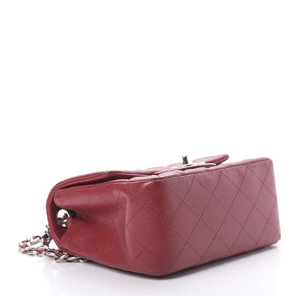 Chanel Caviar Quilted Mini Square Flap Red 4 of 10