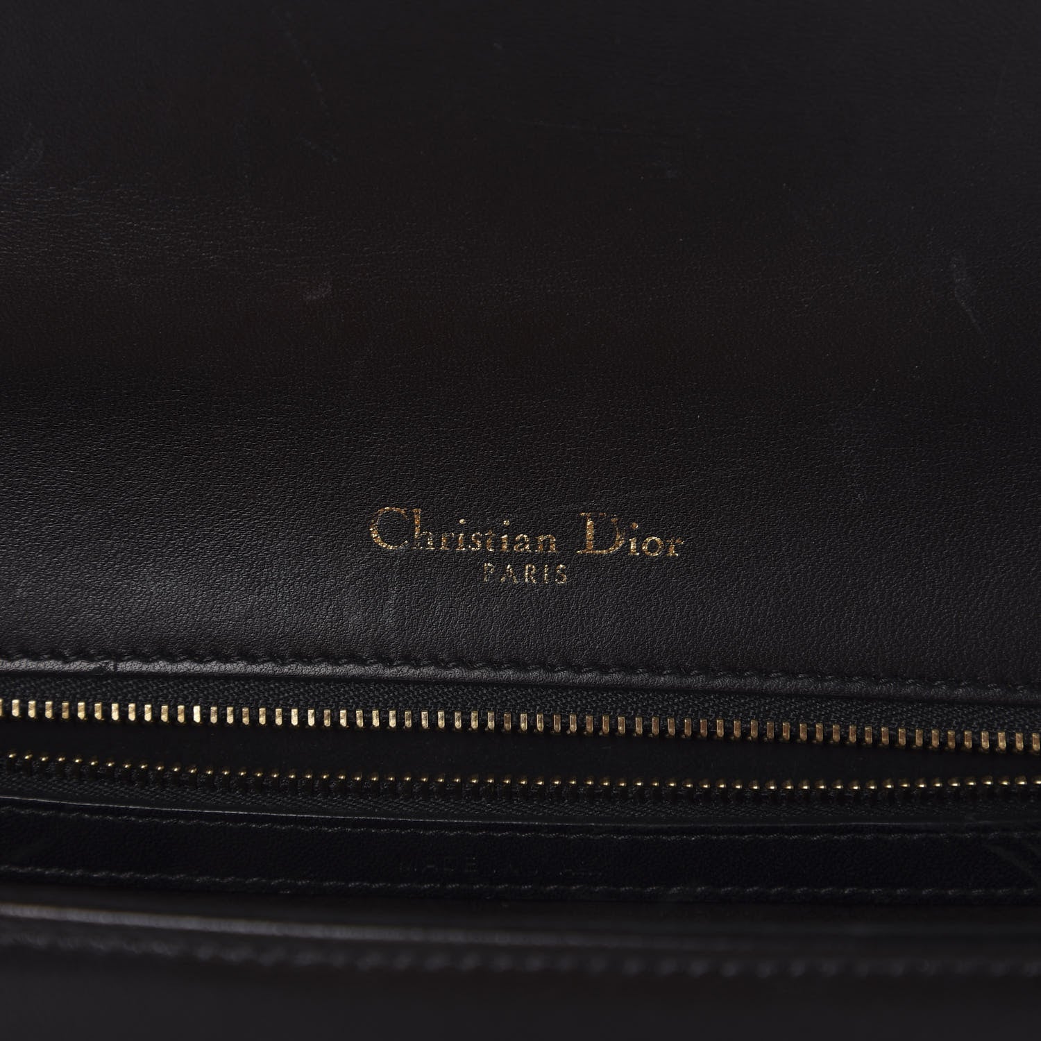 Christian Dior Lambskin Studded Medium Diorama Flap Bag Black 8 of 10