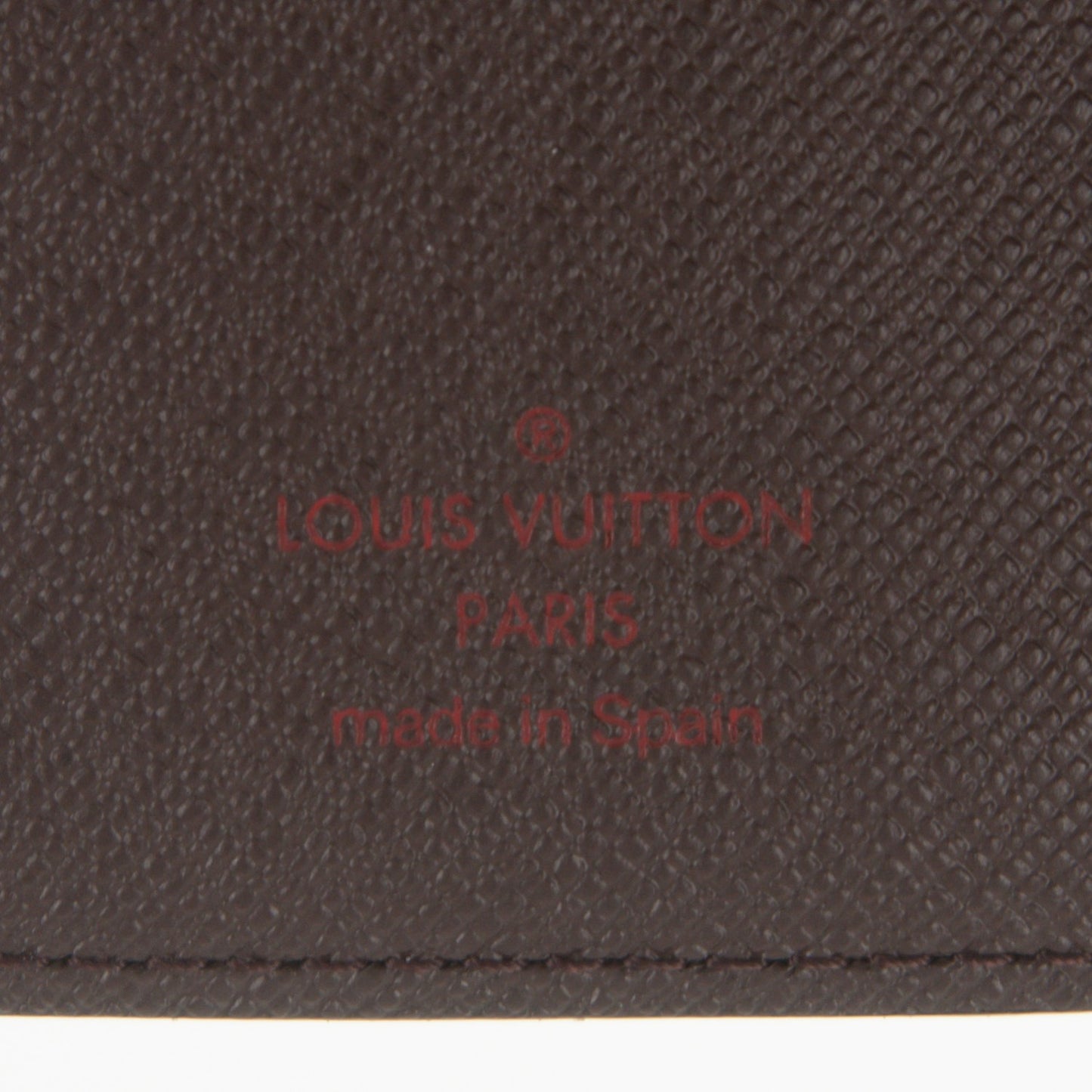 Damier Ebene Small Ring Agenda Cover