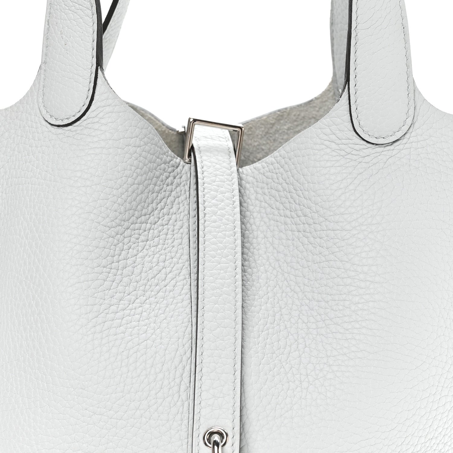 Hermes Taurillon Clemence Picotin Lock 18 PM Bleu Pale 15 of 25