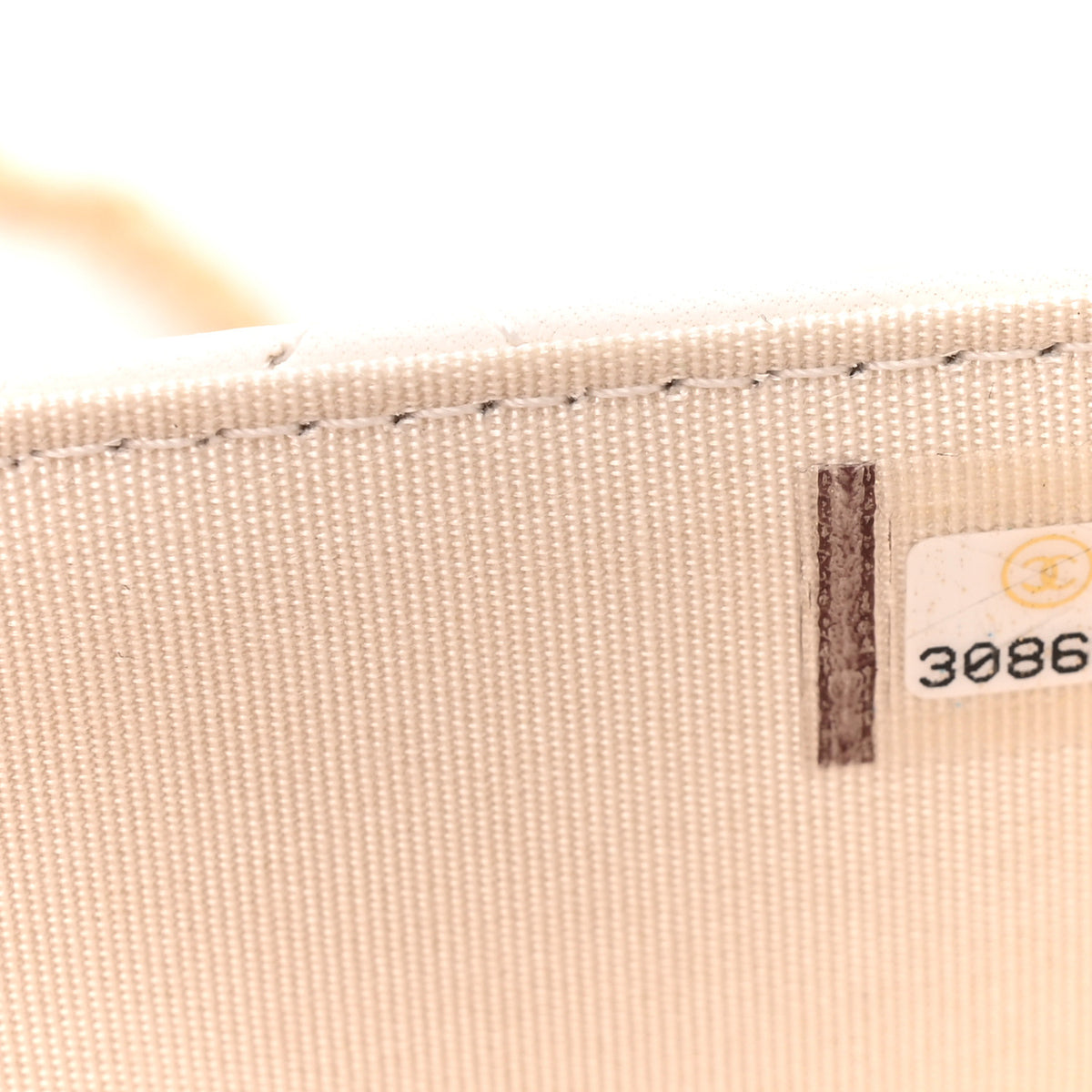 Chanel Lambskin Quilted CC Pearl Crush Wallet on Chain WOC White 8 of 11