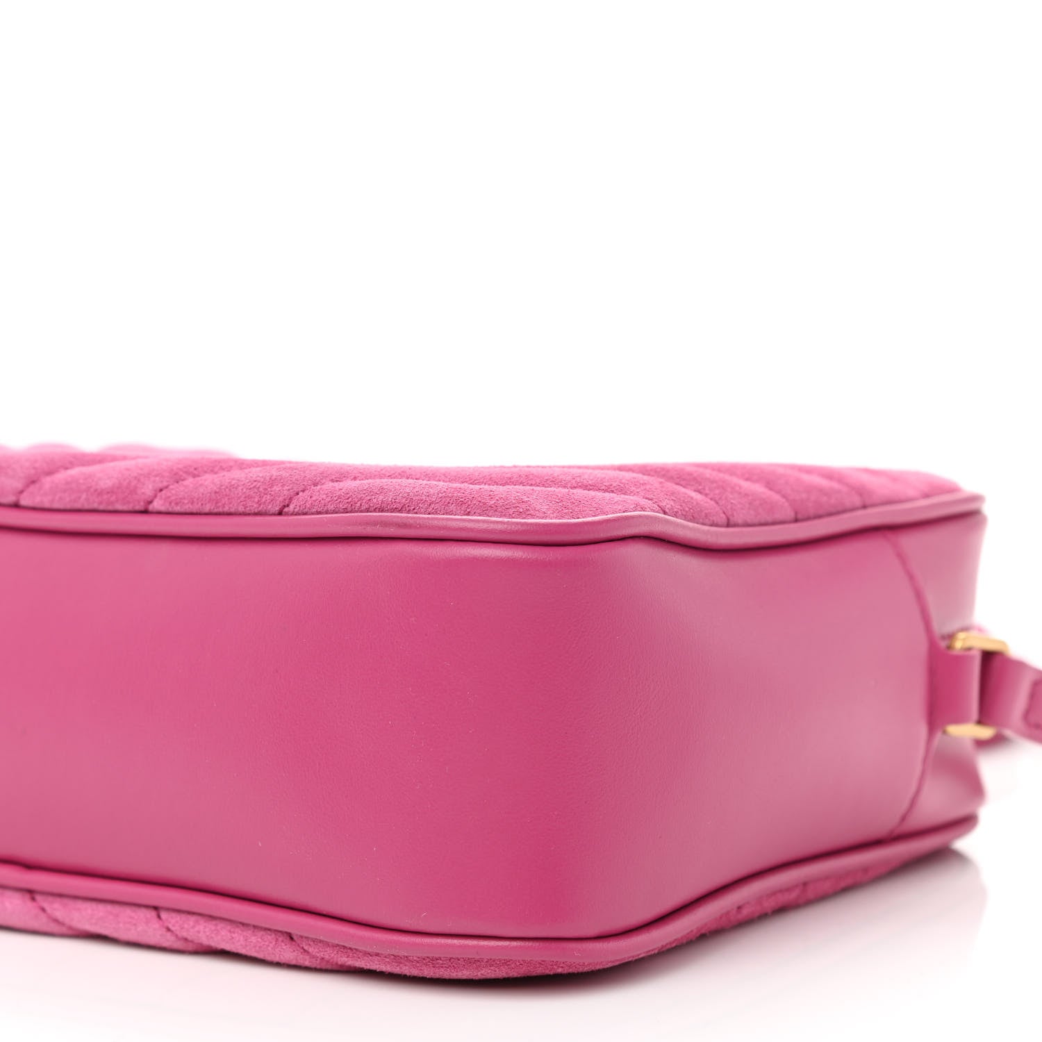 Saint Laurent Suede Matelasse Monogram Lou Camera Bag Rose 8 of 8