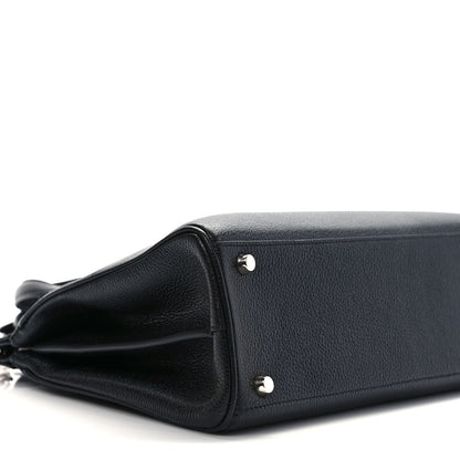 Gucci Grainy Calfskin Small Zumi Top Handle Bag Black 8 of 9
