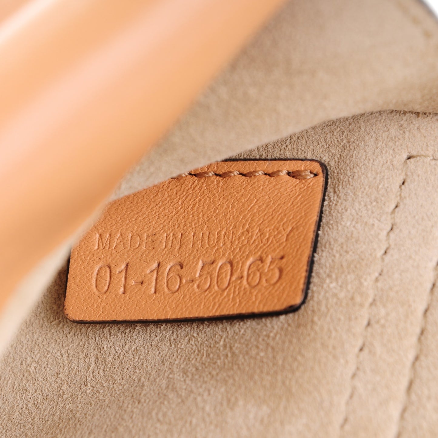 Lambskin Nano Georgia Crossbody Bag Misty Beige