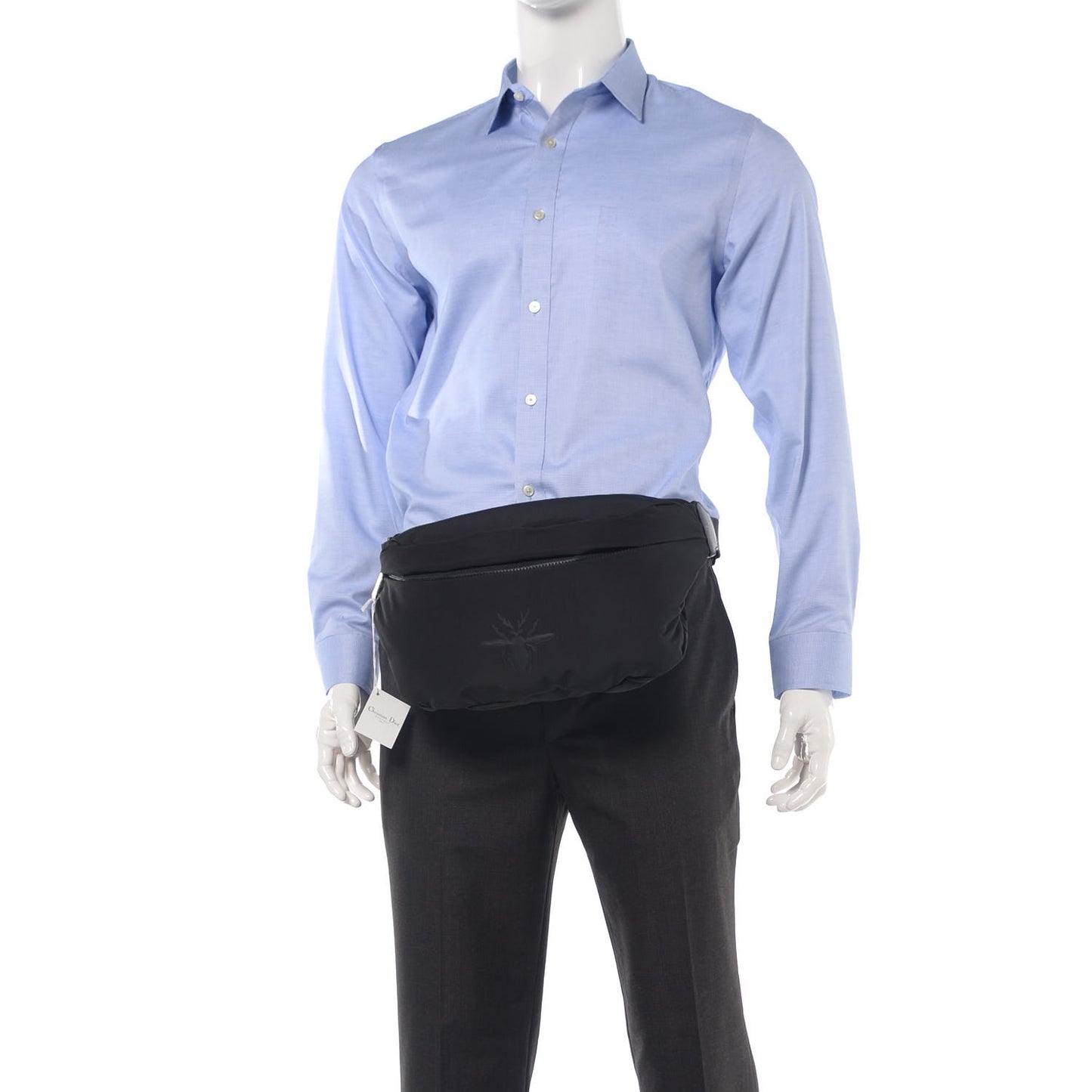 Nylon Bee Body Bag Black
