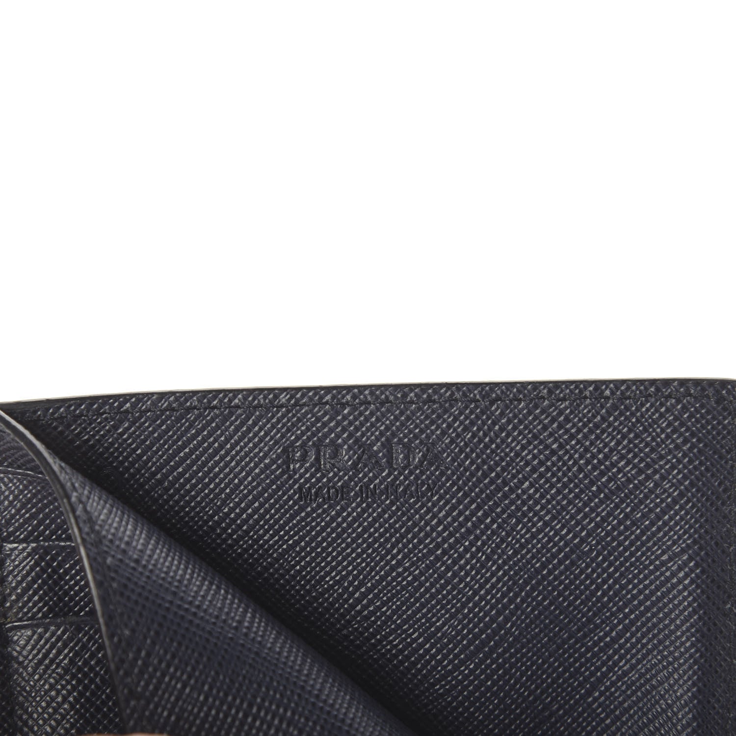 Prada Saffiano Card Holder Baltico 4 of 5