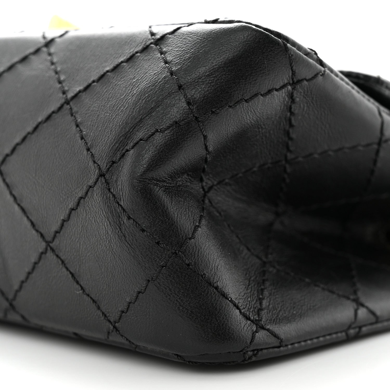 Chanel Aged Calfskin Quilted 2.55 Reissue Mini Flap Black 10 of 11