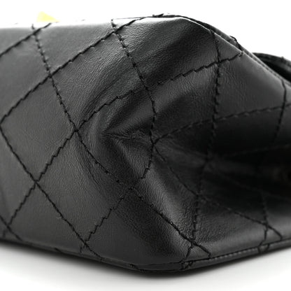 Chanel Aged Calfskin Quilted 2.55 Reissue Mini Flap Black 10 of 11