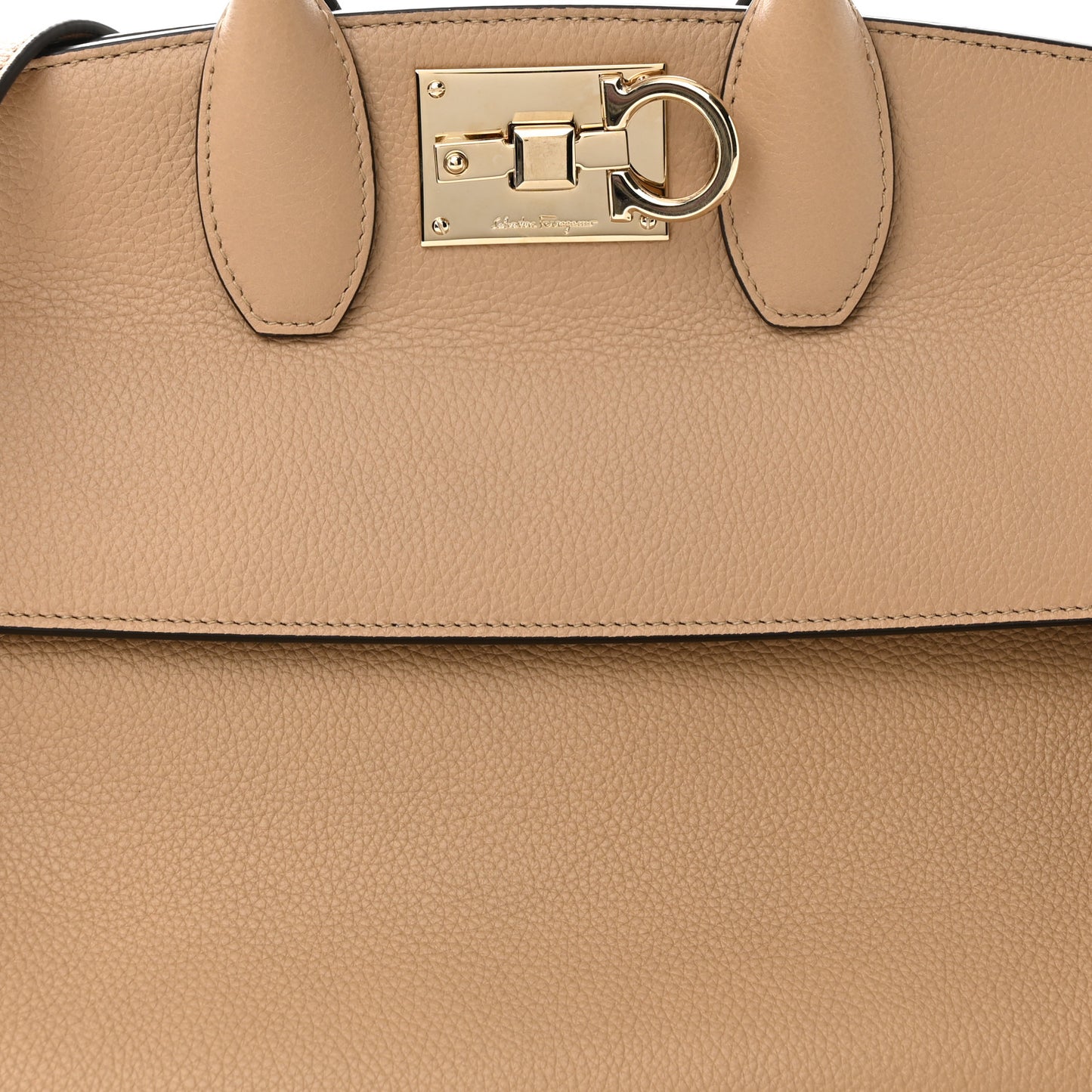 Calfskin Small Studio Bag Cashew