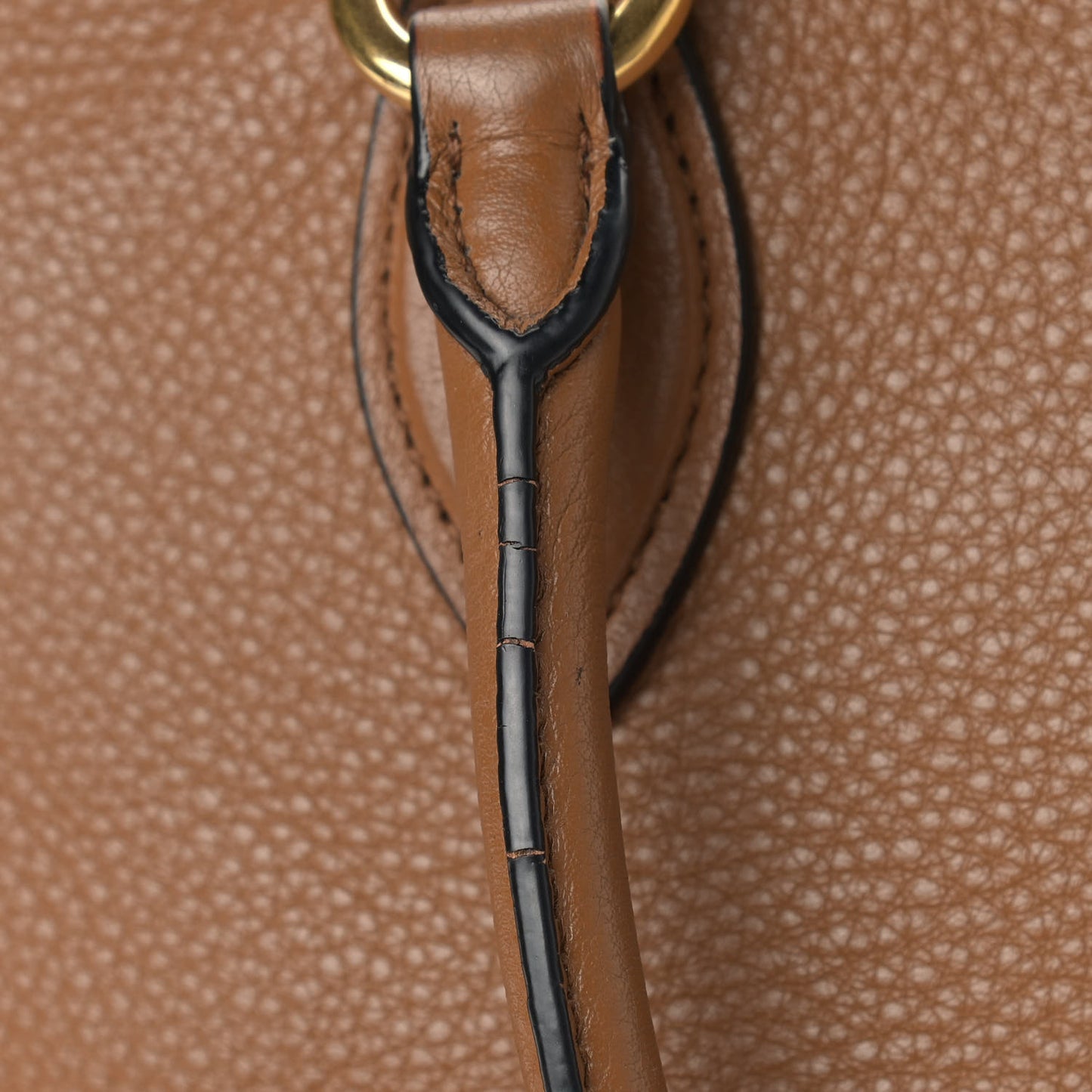 Vitello Phenix Top Handle Bag Cannella