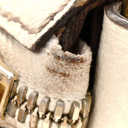 Gucci Monogram Bamboo Horsebit Hobo Off White 18 of 22