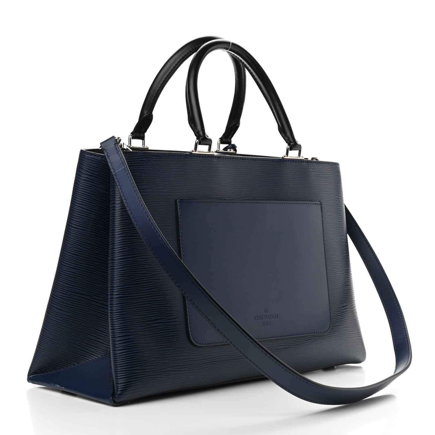 Louis Vuitton Epi Kleber MM Indigo 3 of 9