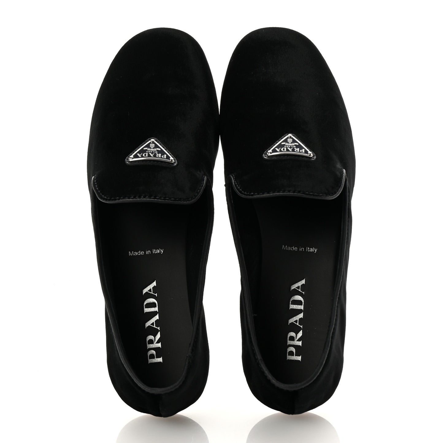 Velvet Mens Slip On Loafers 8 Black