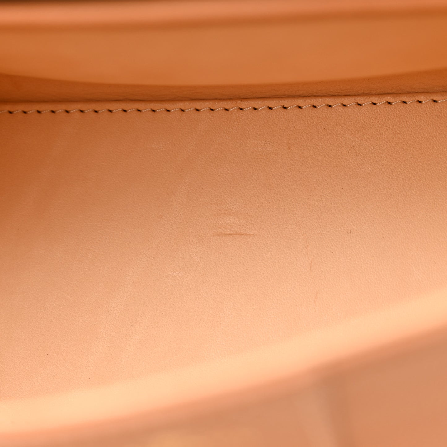 Grained Calfskin Mini Brillant Satchel Natural