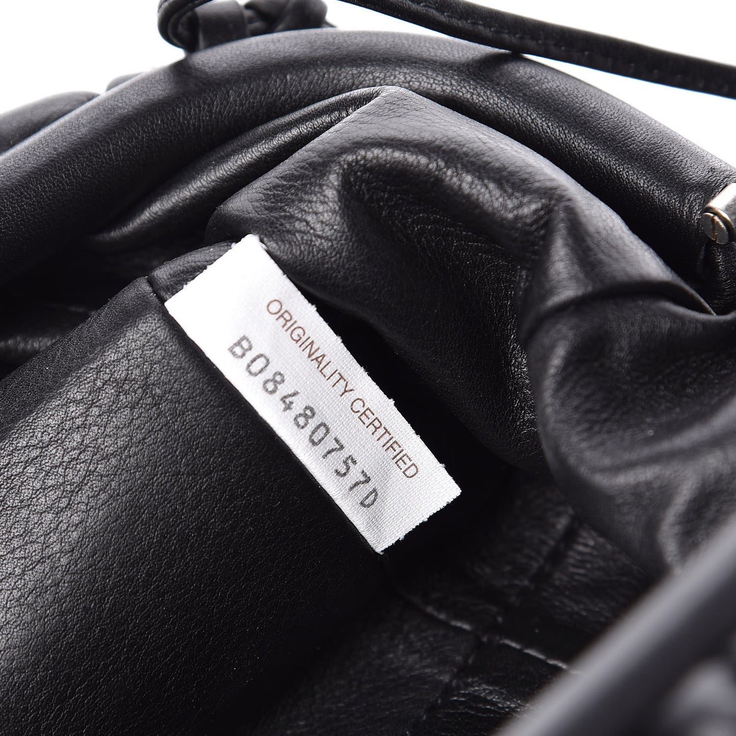 Butter Calfskin The Mini Pouch Black