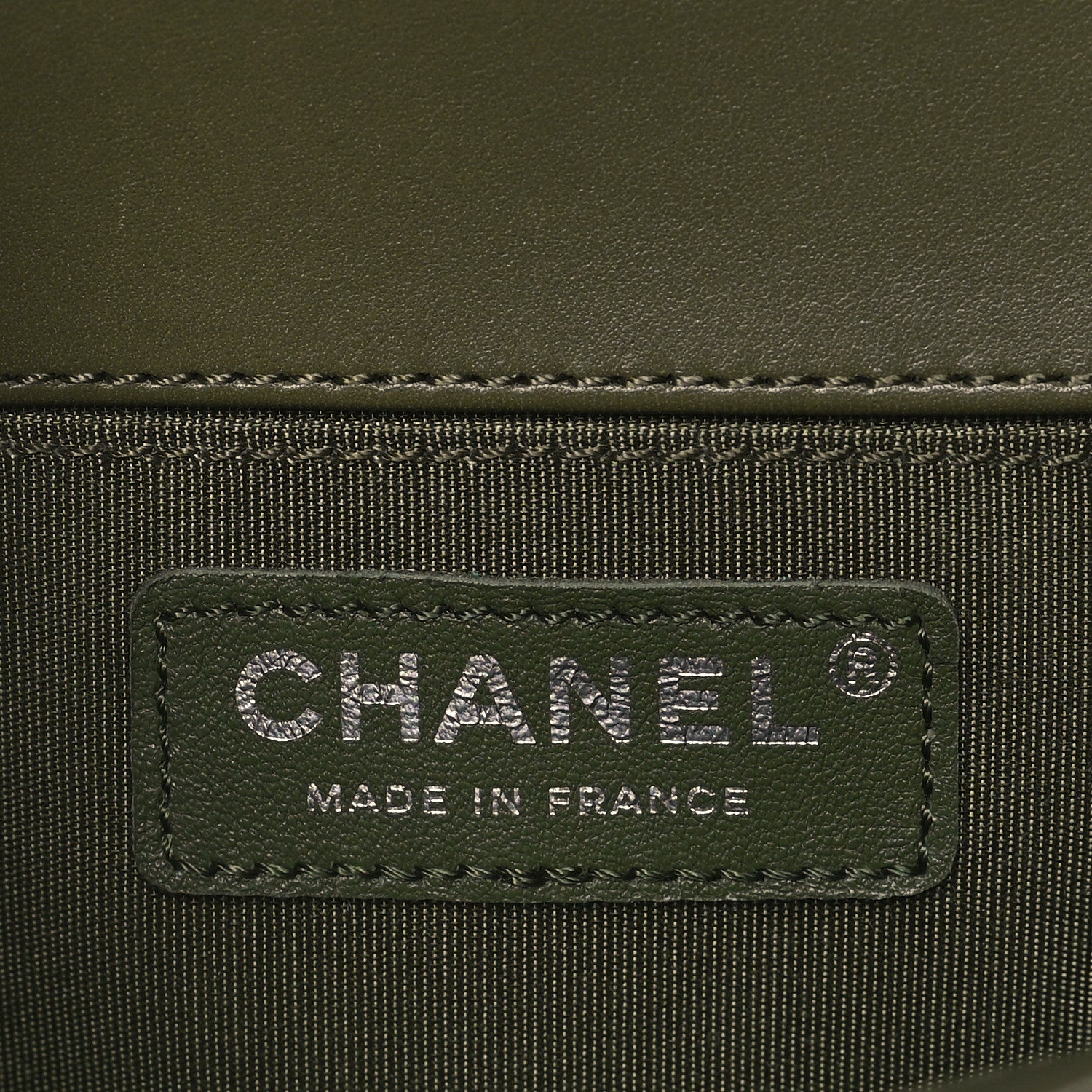 Chanel Tweed Lambskin Small Boy Flap Khaki 6 of 11