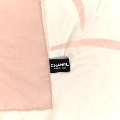 Chanel Silk CC Camellia Scarf Pink 3 of 3