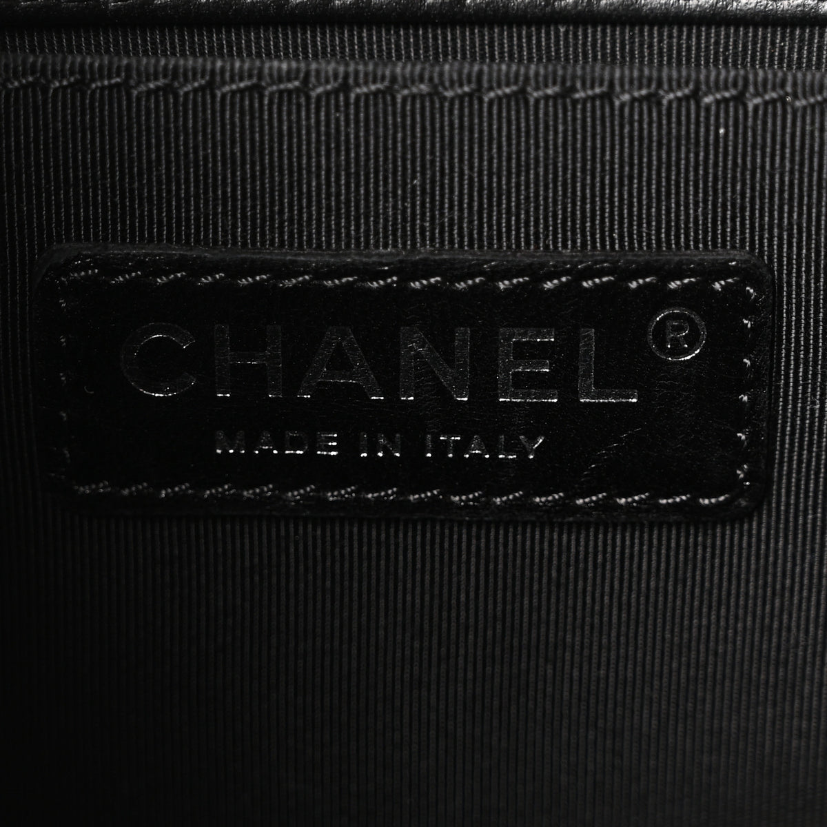 Chanel Lambskin Quilted Medium Boy Flap Black 6 of 10