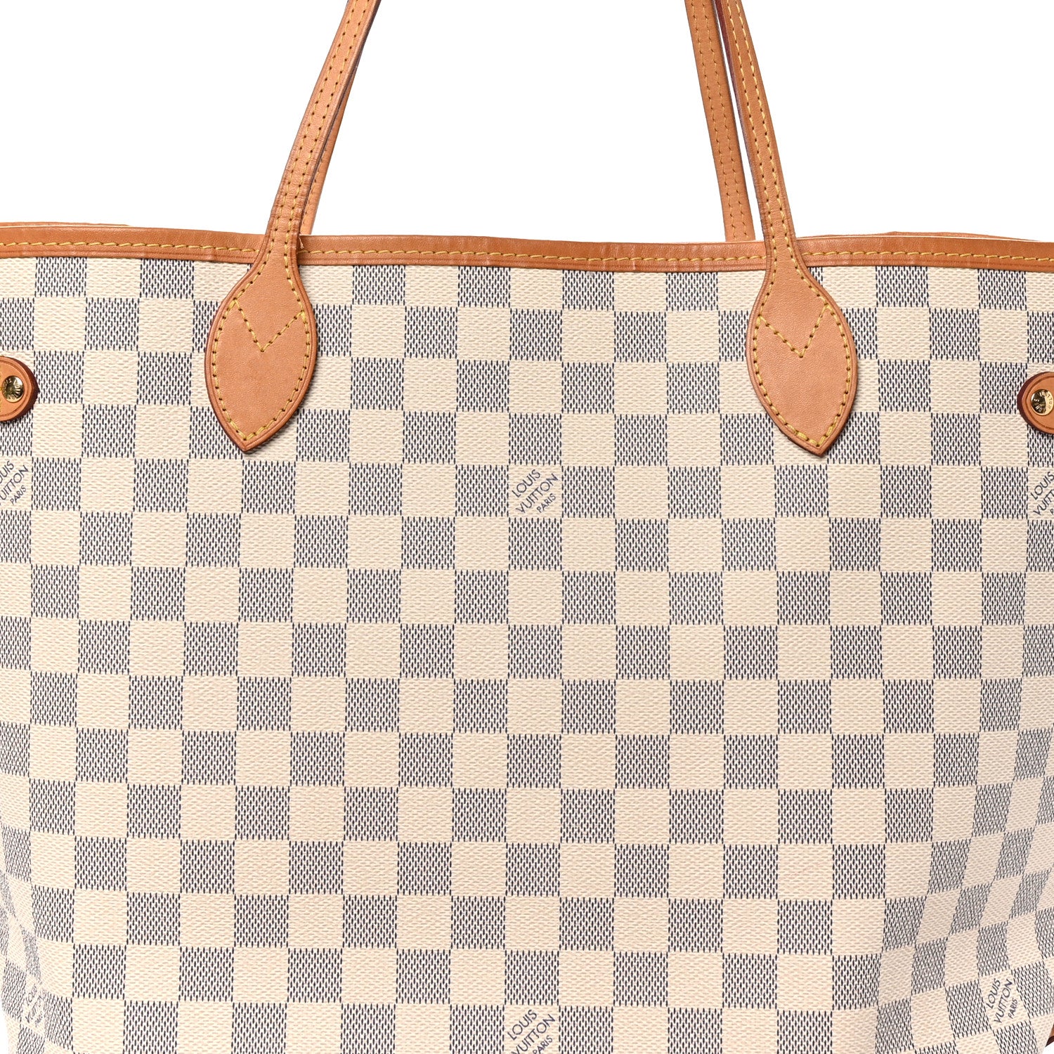 Louis Vuitton Damier Azur Neo Neverfull MM Rose Ballerine 9 of 11