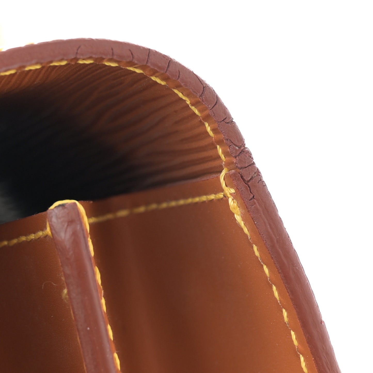 Epi Serviette Ambassadeur Briefcase Gold