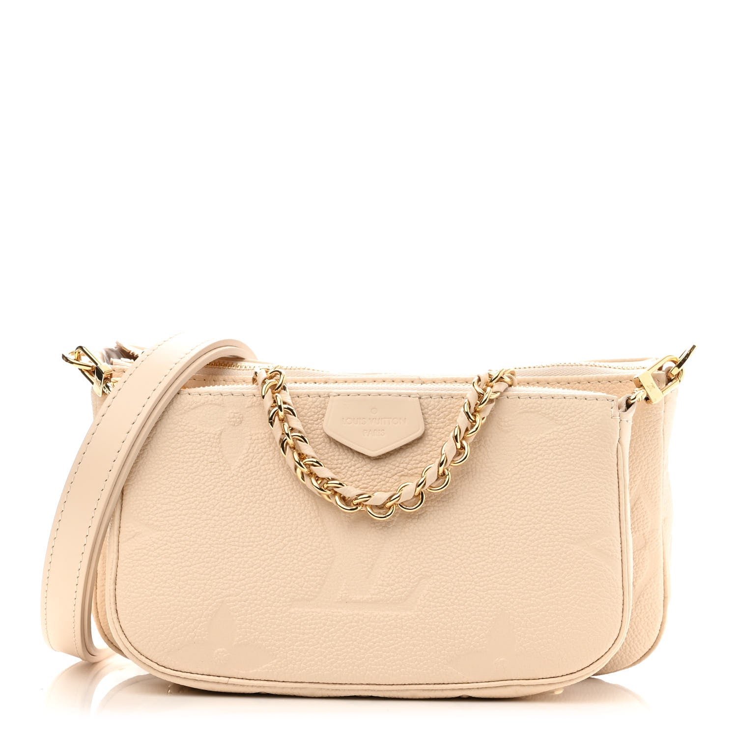 Louis Vuitton Empreinte Monogram Giant Multi Pochette Accessories Cream 1 of 11