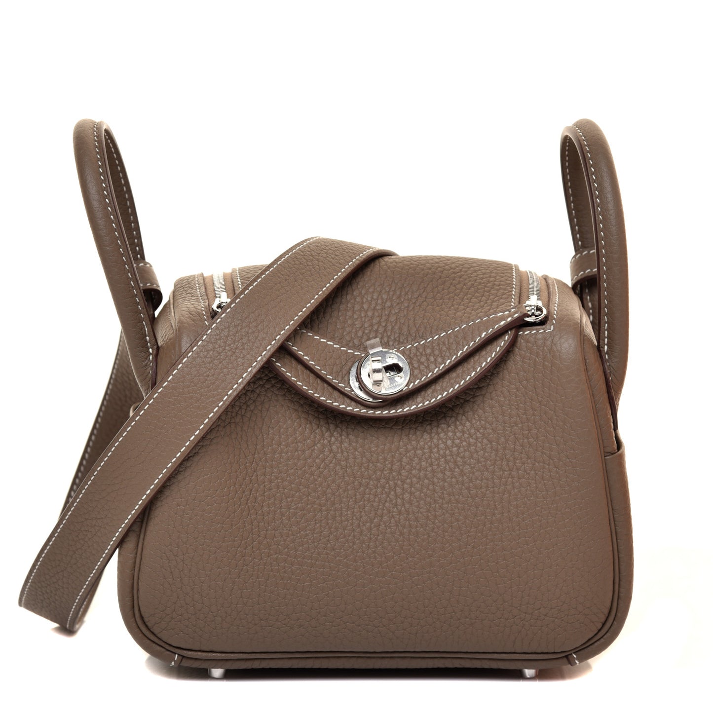 Taurillon Clemence Mini Lindy 20 Etoupe